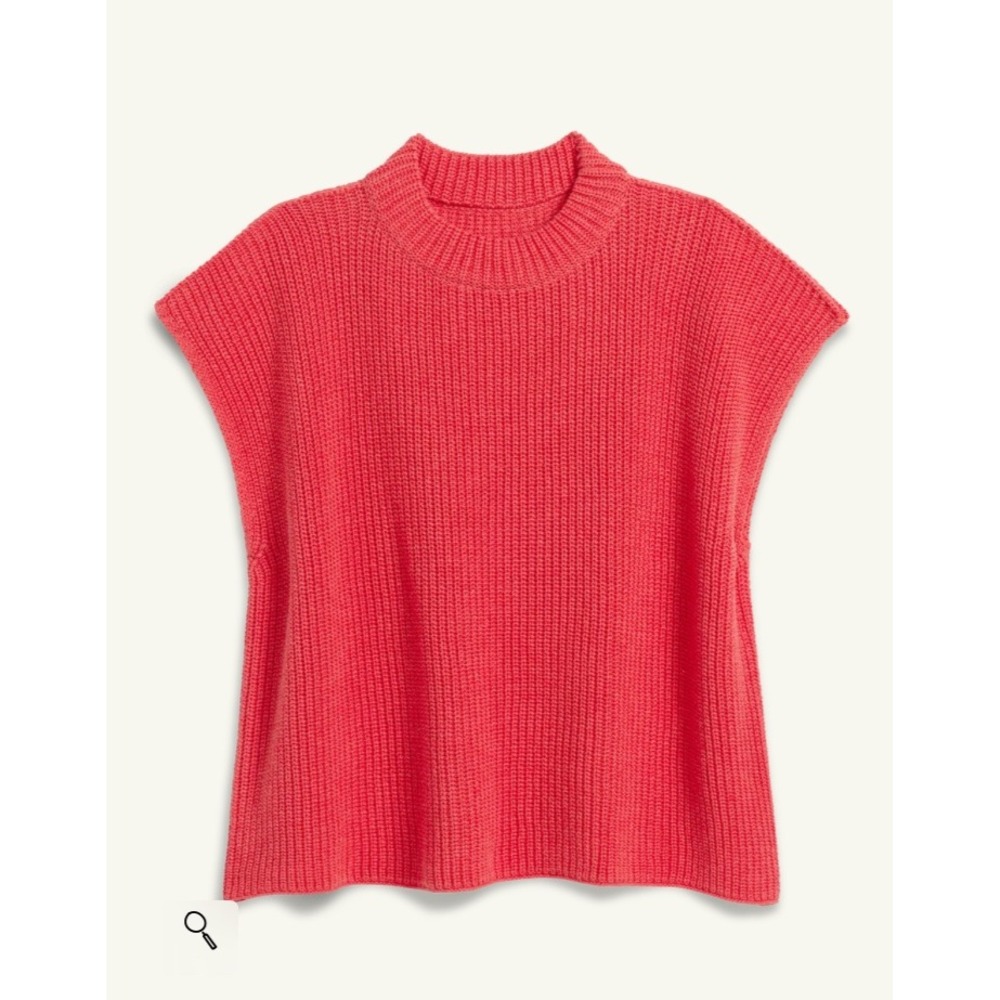 Frank & Eileen MONTECITO Vest Lobster Red Cotton Sweater Vest Size M